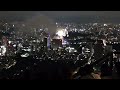 jingu gaien fireworks festival 2017 as seen from roppongi hills raw video