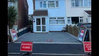 Block Paved Driveway with Dropped Kerb in Portishead