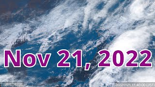 [ひまわり8号]2022年11月21日ひまわり画像ふりかえり（日本域） / CEReS, Chiba University