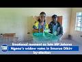 Emotional moment as late MP Johana Ngeno’s widow votes in Emurua Dikirr by-election