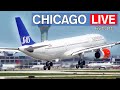 🔴 LIVE from CHICAGO O'Hare (ORD). ATC included! (7/21/21)