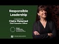 Responsible Leadership with the CEO, Global Partnership for Sustainable Development Data