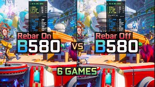 Rebar (Resizable BAR) On vs Off - Arc B580 | Test in 6 Games - 1440P