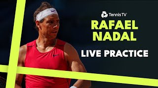 Rafael Nadal LIVE Practice Before Madrid Match vs Cachin!
