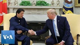 US President Donald Trump and Pakistan's PM Imran Khan Discuss the War in Afghanistan