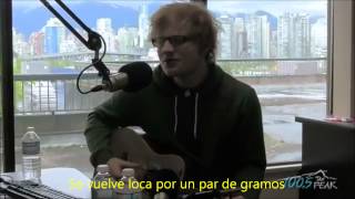 Ed Sheeran - The A team LIVE subtitulado en español
