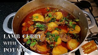 Lamb Curry with Potato - Bengali Home Style |  | Bangladeshi Home Style Lamb Curry