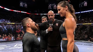 When Regular Guys Challenge Female UFC Fighters… You Won't Believe What Happens Next