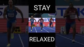When you train, also practice being relaxed. It's easier said than done, but it's vital in running.