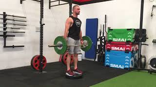 Deficit Trap Bar Deadlift Low Handle