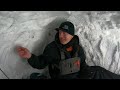 first ever snow cave ham radio contact