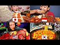 FAMOUS MUKBANGERS FROM DIFFERENT COUNTRIES!🇺🇸🇰🇷🇯🇵🇮🇩🇬🇧😱🙀🤯