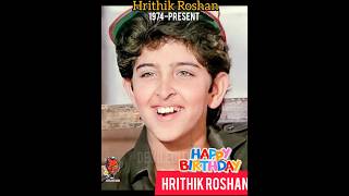 Hrithik Roshan 🎂 Birthday 1974-Now Transform #shorts #viral #trending #youtubeshorts #hrithikroshan