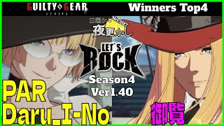 【PAR｜Daru_I-No（Ino イノ）VS 御覧（Testament テスタメント）】#GGST No.397日曜から夜更かし Winners Top4🔥Season4