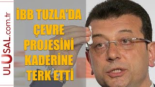 İBB Tuzla'da çevre projesini kaderine terk etti