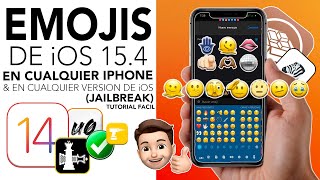 ►TUTORIAL • INSTALAR EMOJIS DE iOS 15.4 EN CUALQUIER IPHONE & iOS 12- 14.8 (CON JAILBREAK) (FACIL) 