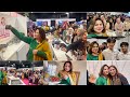 @aleena.b01 sister key gher keya stay || Maa see behny || Day2 at halal food festival Glasgow