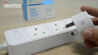 Avatar Controls WiFi Smart Plug UK Socket work with Amazon Alexa\u0026Google Home