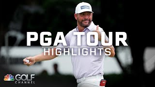 Michael Block escapes Charles Schwab 10th hole with a stunning shot | Golf Channel