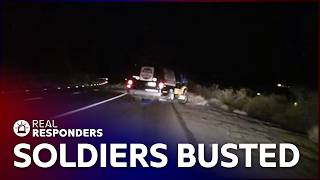 Cops Bust Soldiers Smuggling $2M Worth Of Drugs Across The Border | Real Responders