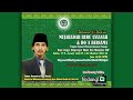 (LIVE) MUJAHADAH RUBU'USSANAH KAB. PONOROGO ( VIRTUAL) | 23 OKTOBER 2021