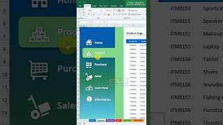 Excel Custom Navigation bar ! Side bar #Excel #exceltips #exceltricks #exceltutorials #spreadsheets
