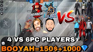 BIGBOSS X BO7AKIM X X5SYA|4VS6 BOOYAH=150$+1000💎