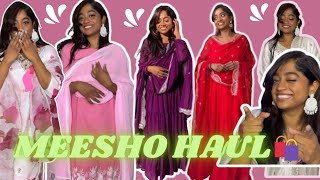 Huge *Meesho* Wedding Guest Kurta Set Haul 💸| Try On Meesho Haul | ​⁠​⁠@Bronzebeautydiaries