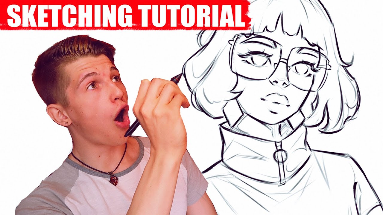 How I Draw Lineart Digitally Youtube