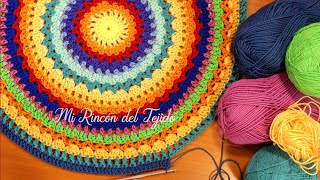 Como hacer una Hermosa Mandala a CROCHET TUTORIAL PASO A PASO