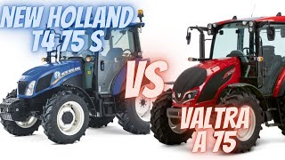 NEW HOLLAND T4   75 S  VS VALTRA A 75 #top #tractor #newholland #valtra