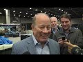 detroit mayor mike duggan speaks at detroit auto show