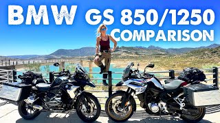 I hired a BMW GS so I can finally see what the fuss is about - 1250 verses 850 comparison review