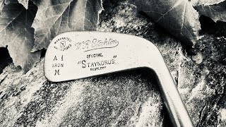 Testing A Hickory 1 Iron(Hickory Golf Club Test)