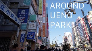 上野公園周辺/Around Ueno park【4K】