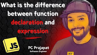 Difference between function declaration and expression in JavaScript #coding #coding #javascript
