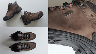 Regatta Burrell Leather Walking Boots Unboxing and On Feet