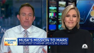 Elon Musk provides first update on SpaceX's Mars mission in two years