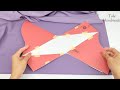 Clever trick to sew beautiful 3D Design | Sewing skills