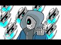 vhs sans fanon op vs sans aus animation undertale hacker ending better start running part2 end