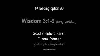 Wisdom 3:1 9 (long version)