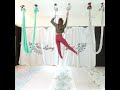 aerial yoga 【天使倒掛進入後彎高腳杯】空中瑜伽 雪莉空瑜 sherry air yoga fly yoga