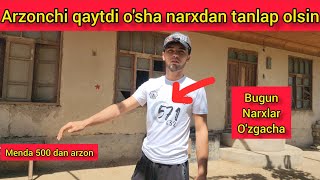 ARZONCHI QAYTDI NARXLAR HALIHAM ARZON