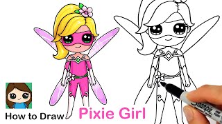 How to Draw Pixie Girl 🌸