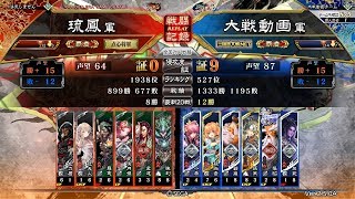 【三国志大戦2.5.0A】陳到丘力居ワラ VS 江東の飄風ワラ