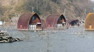 ・2028.2　(ｼﾞｵﾗﾏ風) 何ｺﾚ珍百景!?「水没ﾍﾟﾝｼｮﾝ村」Gﾌｧｰﾑ? 岡山県瀬戸内市