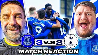 MATCH REACTION - EVERTON 3 V 2 TOTTENHAM - WE HAVE LIFT OFF!