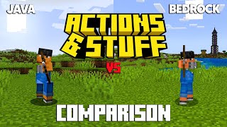 Actions And Stuff Java Vs Bedrock Comparison Minecraft Mod Vowla Mp3