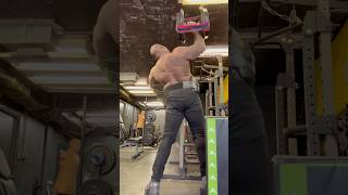 UNILATERAL DUMBBELL STANDING PRESS IS A GREAT ASSISTANCE EXERCISE 135LBS