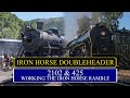 Iron Horse Doubleheader 2102 & 425 Working the Iron Horse Ramble